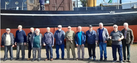 ek mens shed visit Irvine Maritime Museum