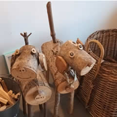 wooden animals